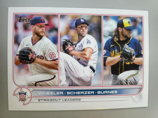 Zack Wheeler, Max Scherzer, Corbin Burnes #127 photo