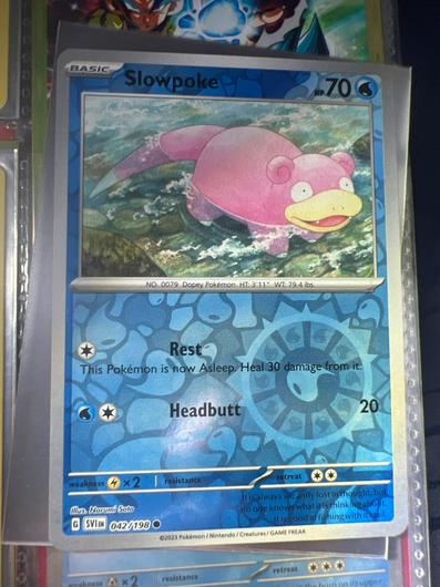 Slowpoke [Reverse Holo] #42 photo