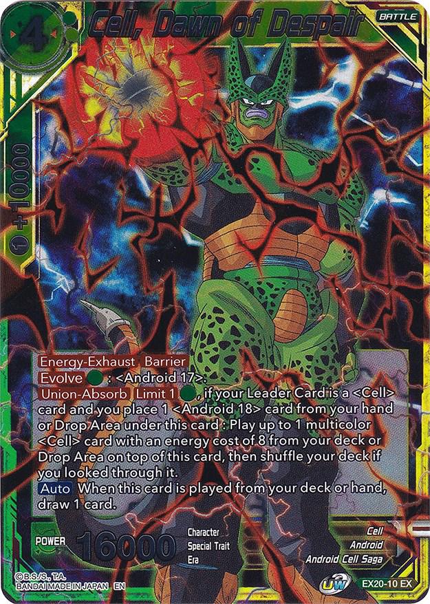 Cell, Dawn of Despair [Foil] EX20-10 Dragon Ball Super Expansion Set: Ultimate Deck 2022