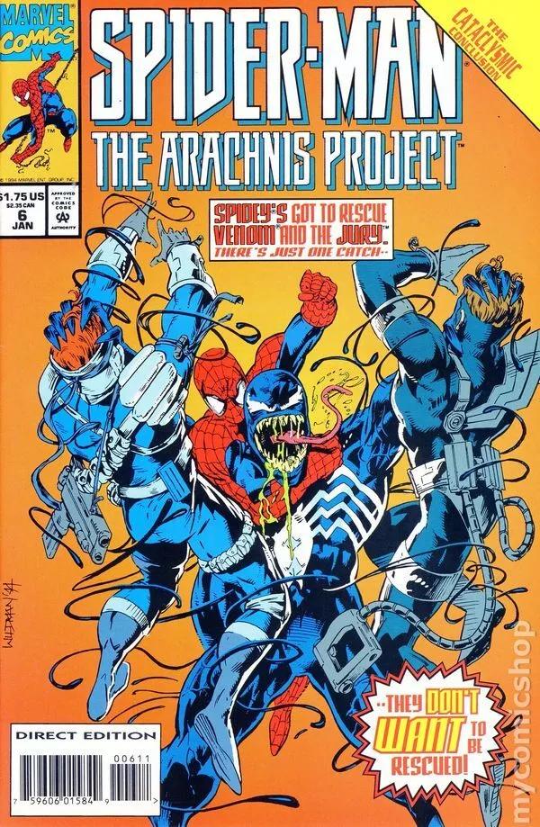 Spider-Man: The Arachnis Project [Newsstand] #6 (1995) Comic Books Spider-Man: The Arachnis Project