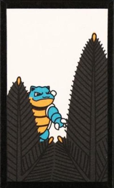 Blastoise (January) Pokemon Japanese Hanafuda