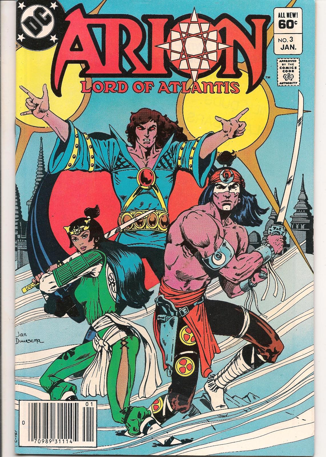 Arion, Lord Of Atlantis [Newsstand] #3 (1983) Comic Books Arion, Lord of Atlantis