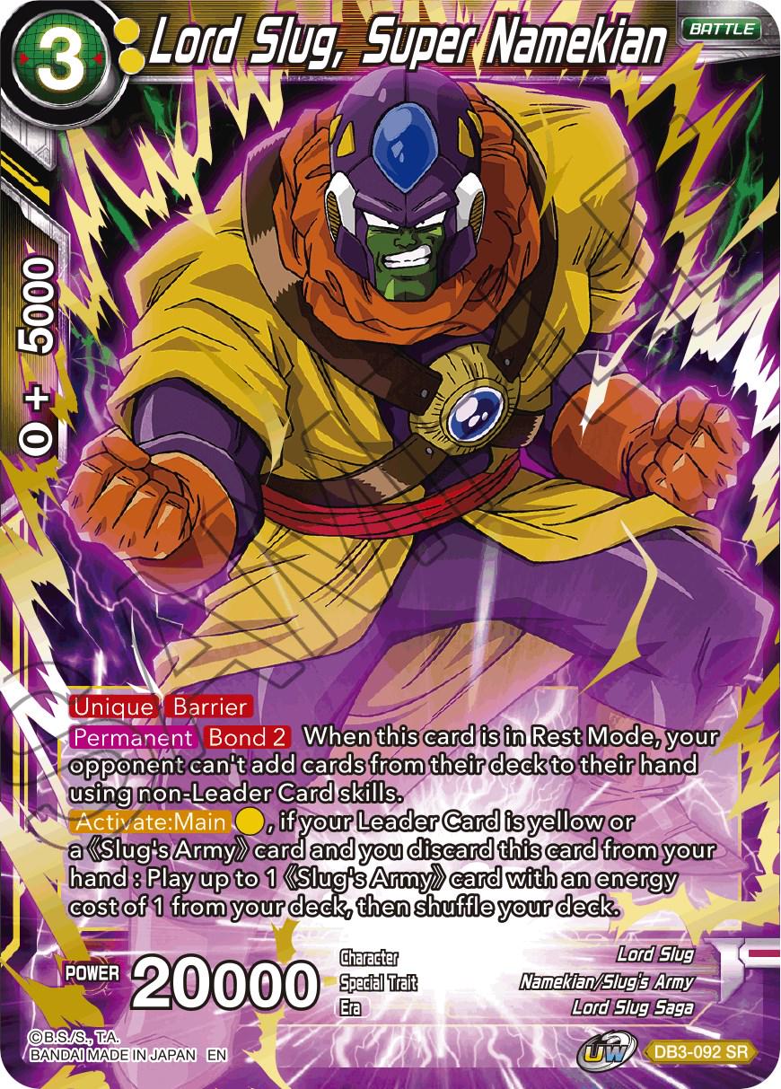 Lord Slug, Super Namekian DB3-092 Dragon Ball Super Giant Force