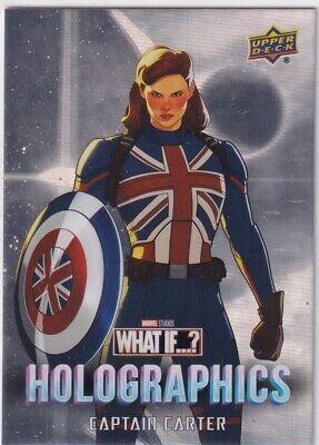 Captain Carter #UH1 Marvel 2023 Upper Deck What If Holographics