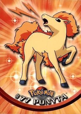 Ponyta #77 Pokemon 2000 Topps TV