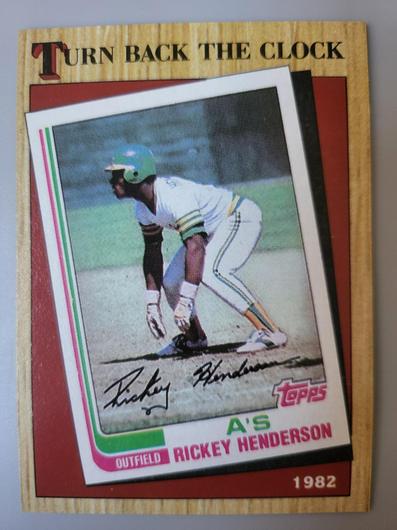 Rickey Henderson [Turn Back the Clock] #311 photo