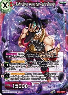 Masked Saiyan, Avenger from Another Dimension BT13-003 Dragon Ball Super Supreme Rivalry