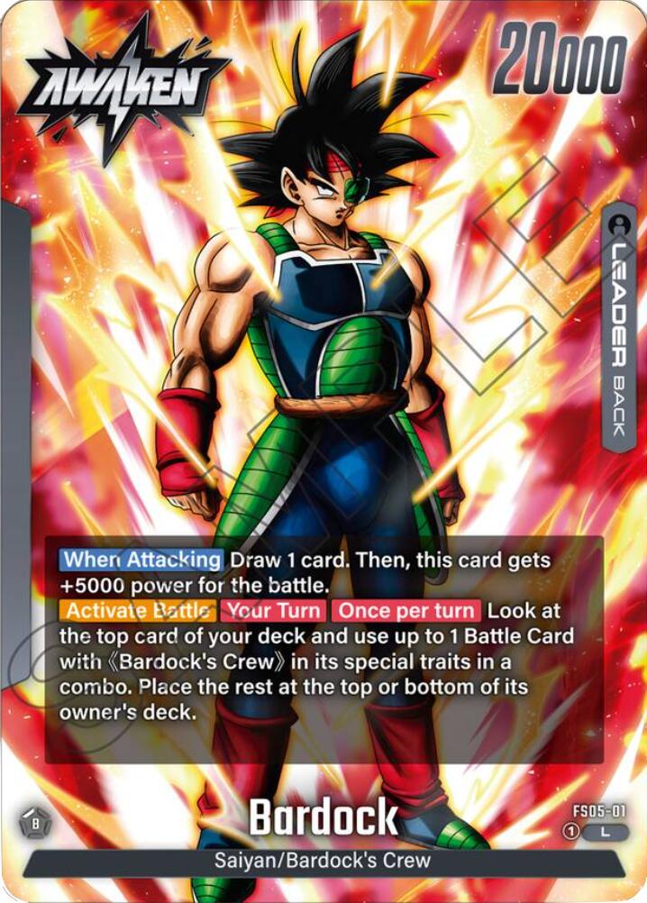 Bardock - FS05-01 [Holo] FS05-01 Dragon Ball Fusion World Starter Deck: Bardock