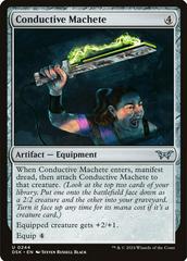 Conductive Machete [Foil] #244 Magic Duskmourn: House of Horror Prices