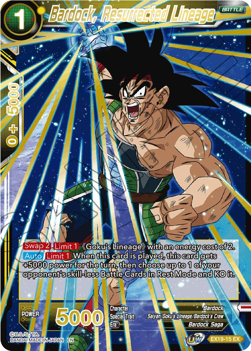 Bardock, Resurrected Lineage EX19-15 Dragon Ball Super Expansion Set: Special Anniversary Box 2021