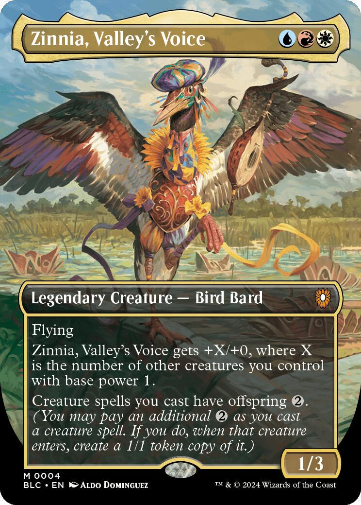 Zinnia, Valley's Voice #4 Magic Bloomburrow Commander