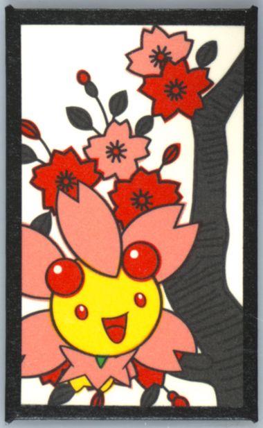 Cherrim (March) Pokemon Japanese Hanafuda