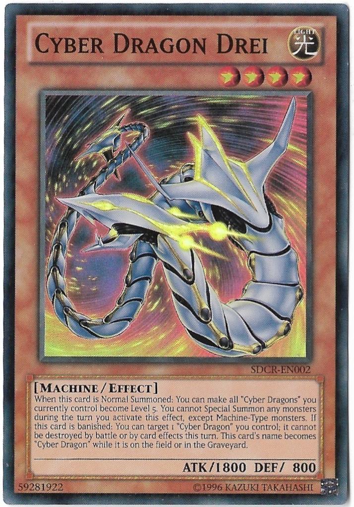 Cyber Dragon Drei SDCR-EN002 YuGiOh Structure Deck: Cyber Dragon Revolution