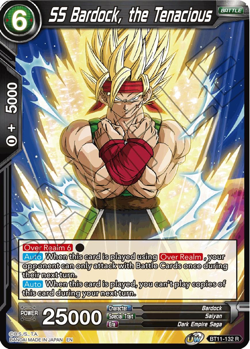 SS Bardock, the Tenacious BT11-132 Dragon Ball Super Vermilion Bloodline