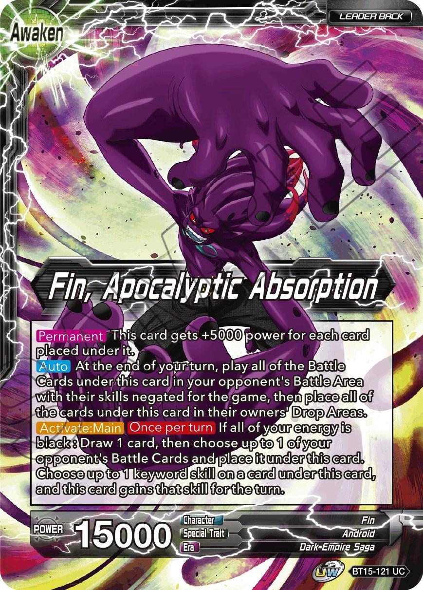 Fin // Fin, Apocalyptic Absorption BT15-121 Dragon Ball Super Saiyan Showdown