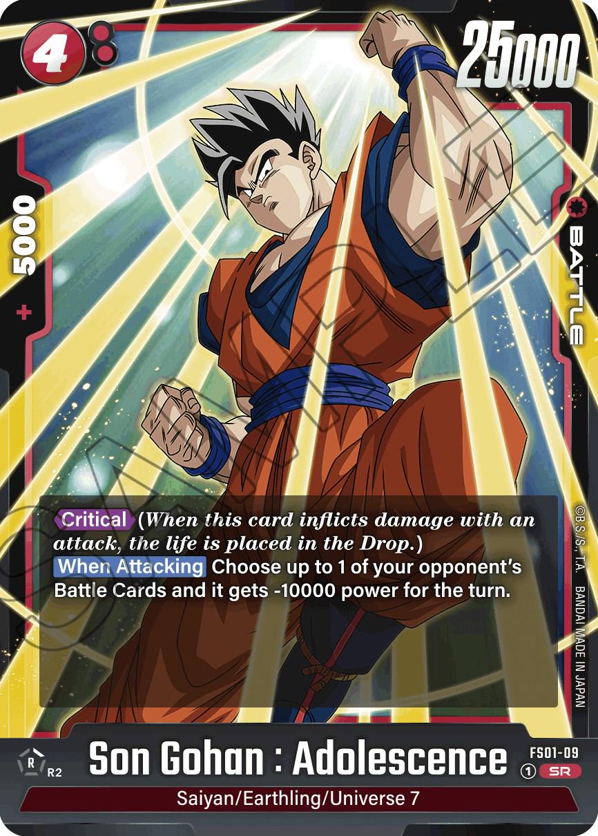 Son Gohan : Adolescence [Holo] FS01-09 Dragon Ball Fusion World Starter Deck: Son Goku