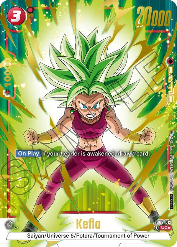 Kefla [Championship Pack 03 Holo] FB02-012 Dragon Ball Fusion World Judge Promo