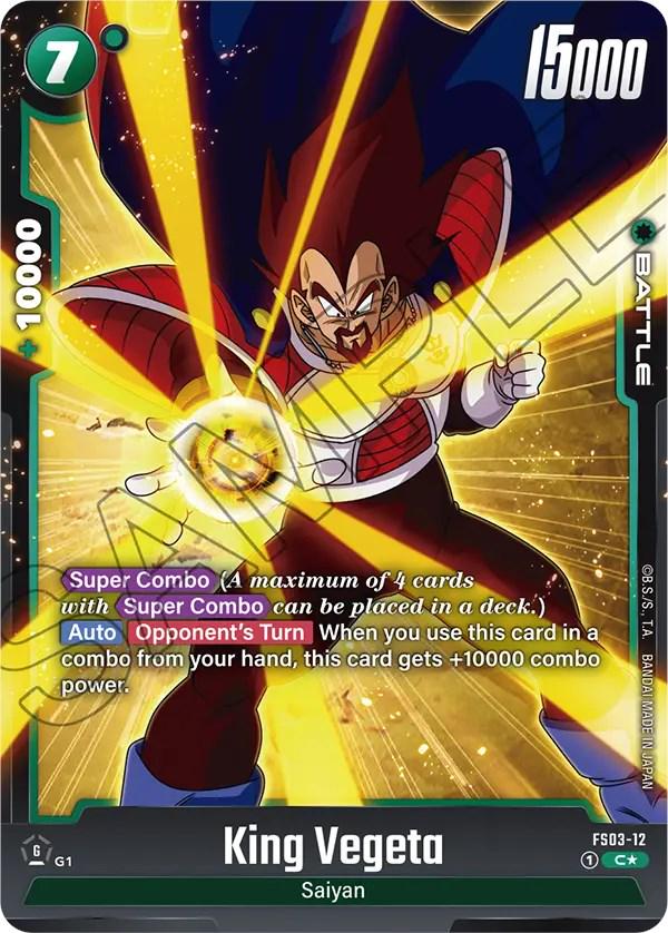 King Vegeta [Bonus Pack Alternate Art Holo] FS03-12 Dragon Ball Fusion World Starter Deck: Broly