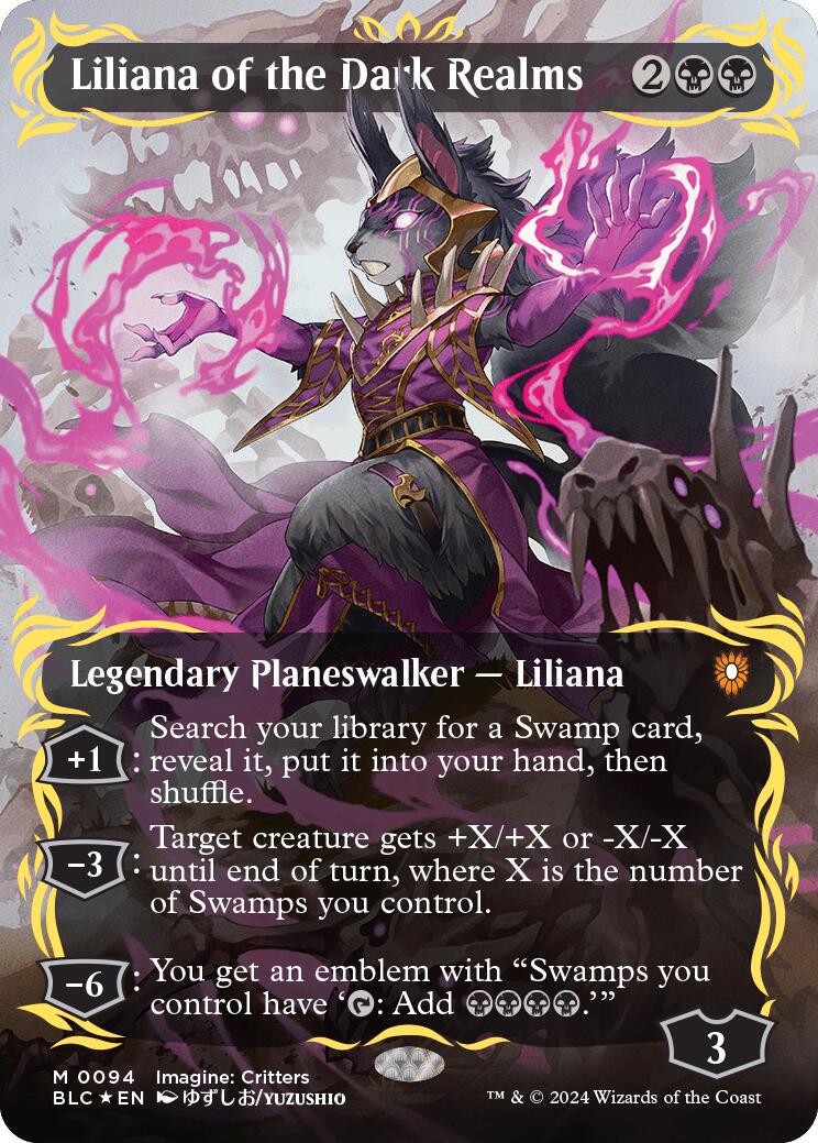 Liliana of the Dark Realms #94 Magic Bloomburrow Commander