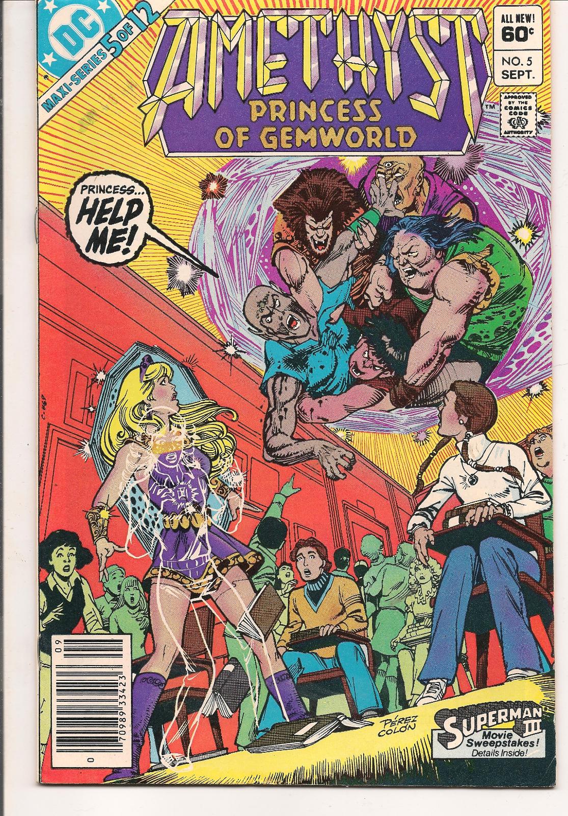 Amethyst, Princess Of Gemworld [Newsstand] #5 (1983) Comic Books Amethyst, Princess of Gemworld