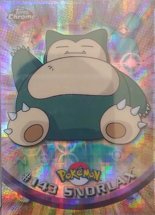 Snorlax [Tekno] #143 Pokemon 2000 Topps Chrome