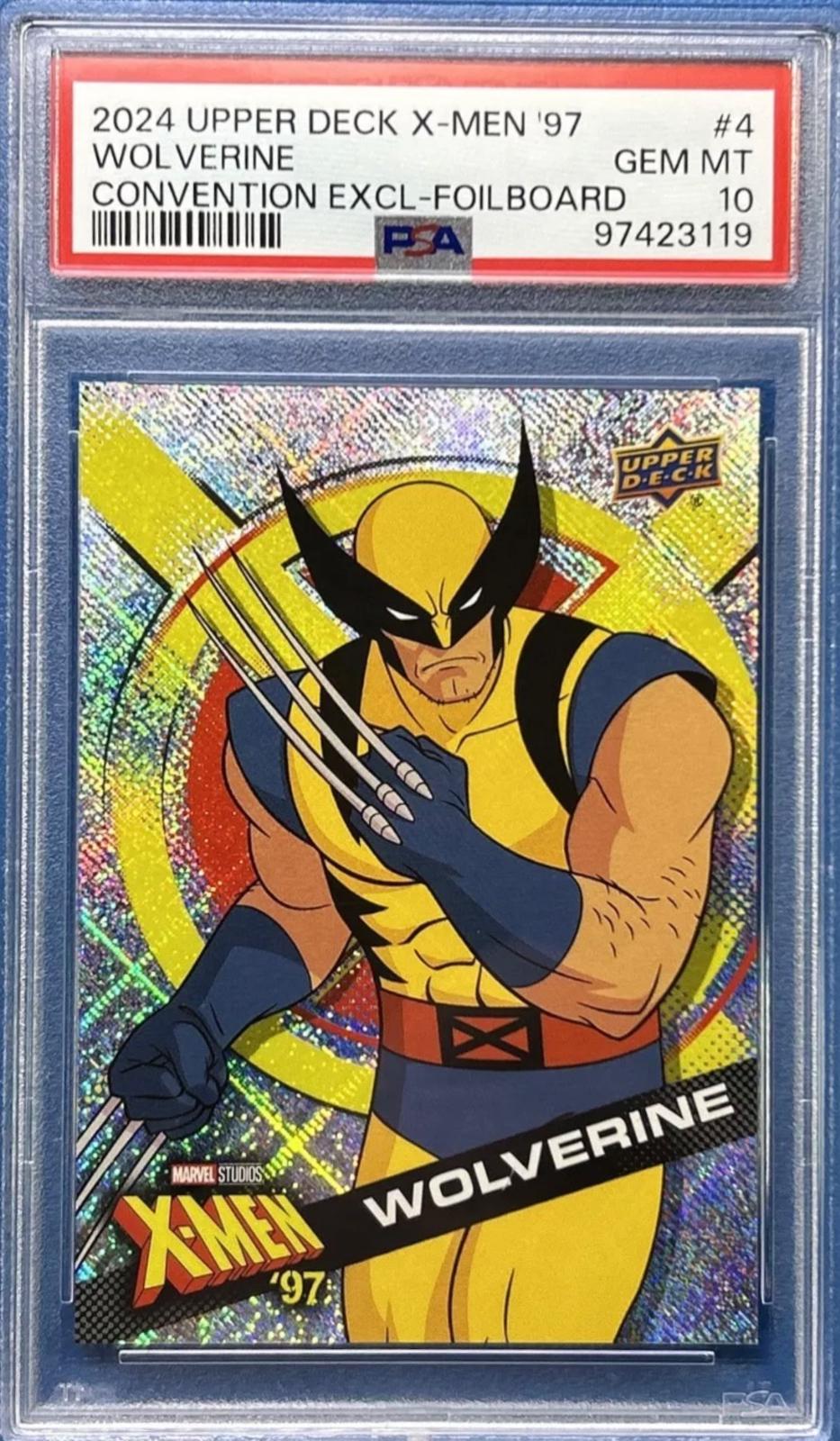 Wolverine [Silver Foilboard] #4 2024 Upper Deck X-Men '97 SDCC