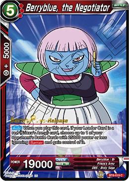 Berryblue, the Negotiator BT6-019_PR Dragon Ball Super Series 6 Pre-Release Promos