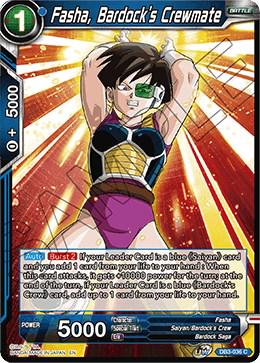 Fasha, Bardock's Crewmate DB3-036 Dragon Ball Super Giant Force