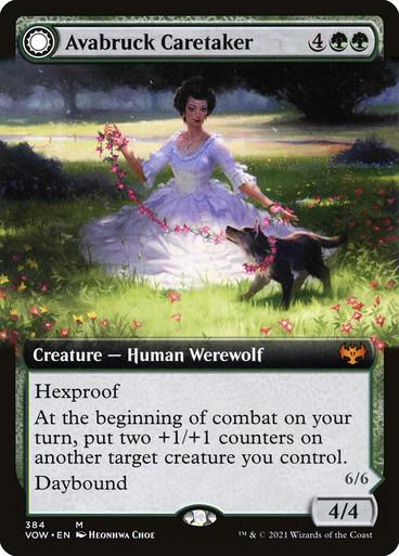 Avabruck Caretaker [Extended Art] #384 Magic Innistrad: Crimson Vow