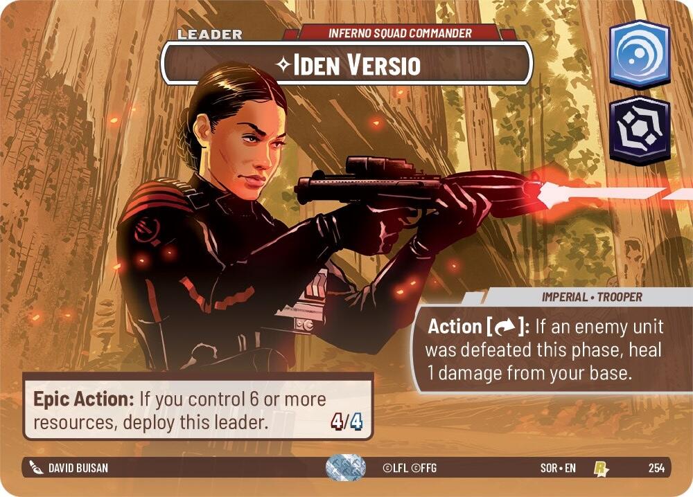 Iden Versio #254 Star Wars Unlimited: Spark of Rebellion