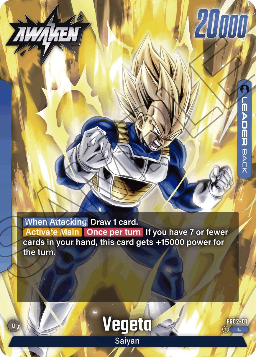 Vegeta - FS02-01 [Holo] FS02-01 Dragon Ball Fusion World Starter Deck: Vegeta