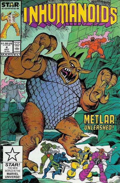 Inhumanoids #4 (1987) Comic Books Inhumanoids