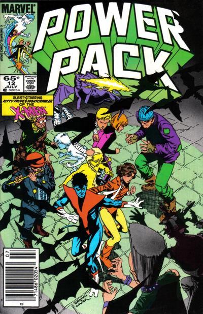 Power Pack [Newsstand] #12 (1985) Comic Books Power Pack