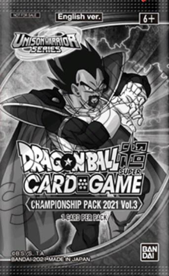 Championship Pack 2021 Vol. 3  Dragon Ball Fusion World Promos