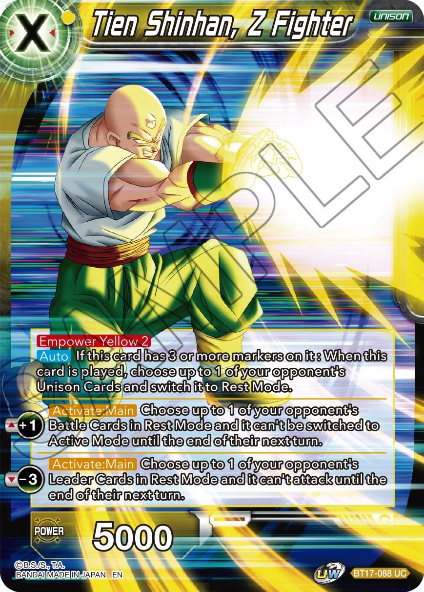 Tien Shinhan, Z Fighter BT17-088 Dragon Ball Super Ultimate Squad