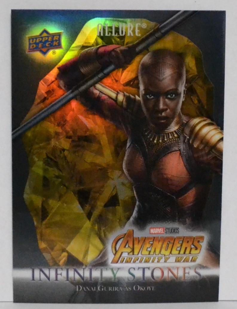 Danai Gurira As Okoye [Mind Stone] #IS-6 Marvel 2022 Allure Infinity Stones