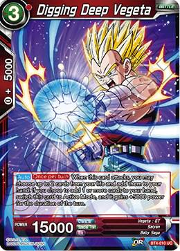 Digging Deep Vegeta BT4-010 Dragon Ball Super Colossal Warfare