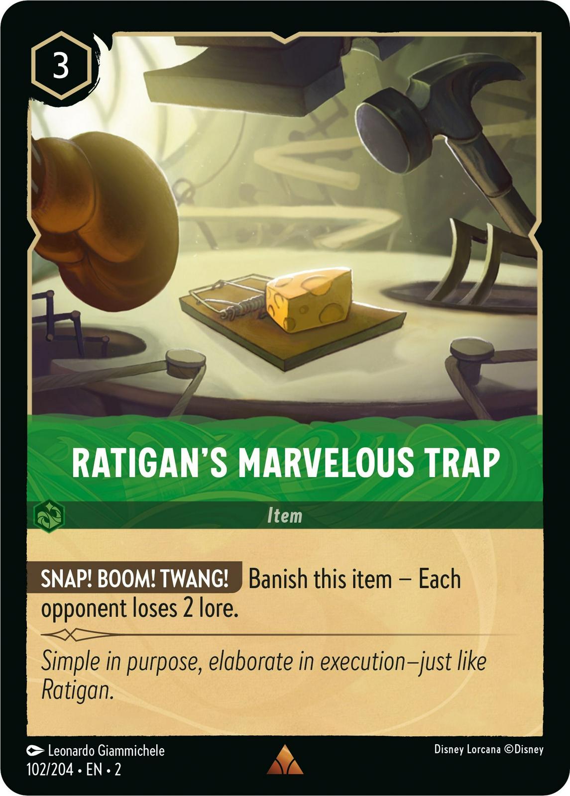 Ratigan's Marvelous Trap #102 Lorcana Rise of the Floodborn