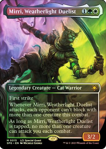 Mirri, Weatherlight Duelist [Borderless Foil] #15 Magic Special Guests