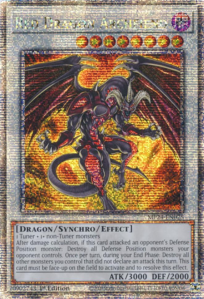 Red Dragon Archfiend MP24-EN025 YuGiOh 25th Anniversary Tin: Dueling Mirrors