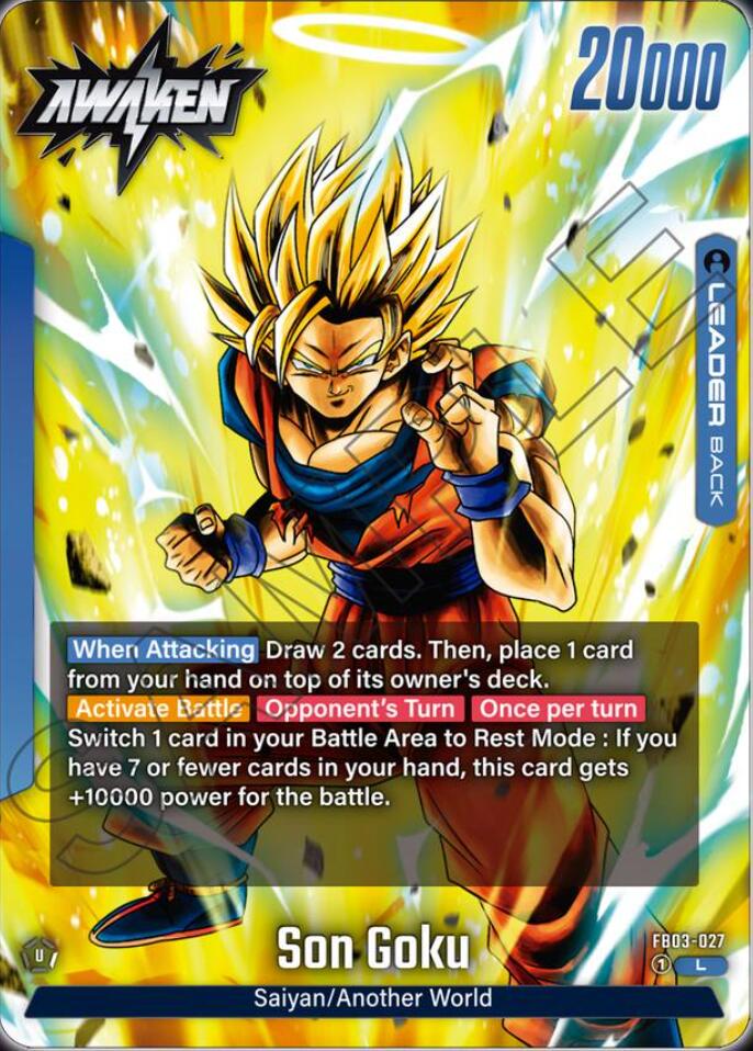 Son Goku FB03-027 Dragon Ball Fusion World Raging Roar