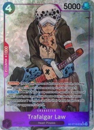 Trafalgar Law [Treasure Rare] ST10-010 One Piece Ultra Deck: The Three Captains