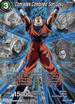 Comrades Combined Son Goku [Alternate Art] EX01-01 Dragon Ball Super Expansion Set: Special Anniversary Box 2020