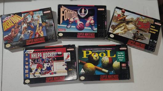 Super Nintendo Game Lot photo