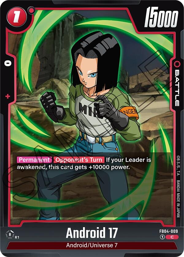 Android 17 FB04-009 Dragon Ball Fusion World Ultra Limit