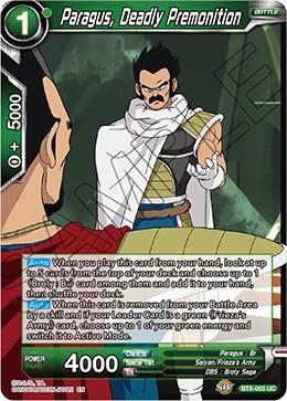 Paragus, Deadly Premonition BT6-065 Dragon Ball Super Destroyer Kings