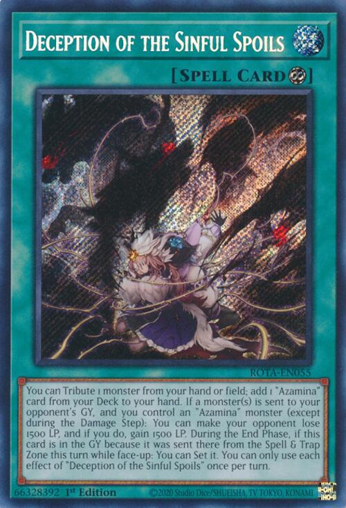 Deception of the Sinful Spoils ROTA-EN055 YuGiOh Rage of the Abyss