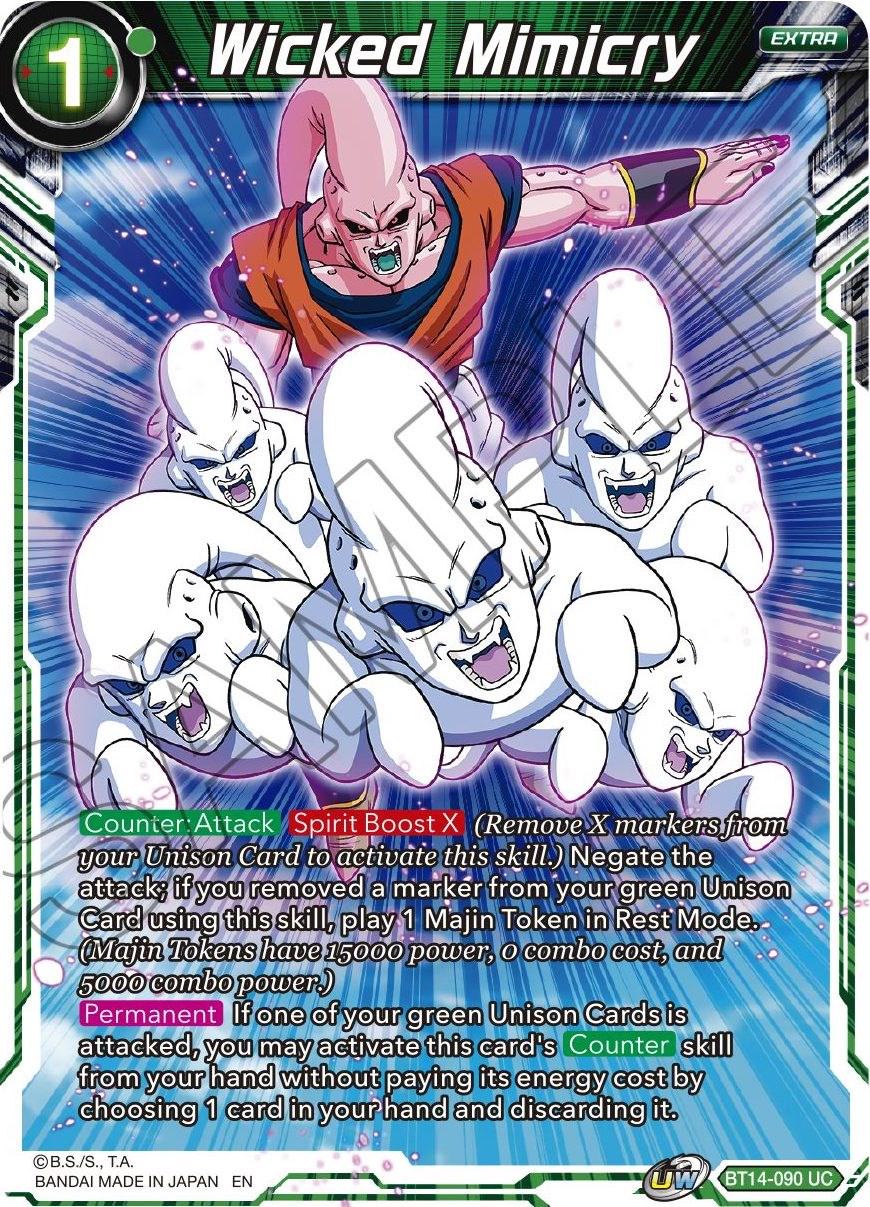 Wicked Mimicry BT14-090 Dragon Ball Super Cross Spirits