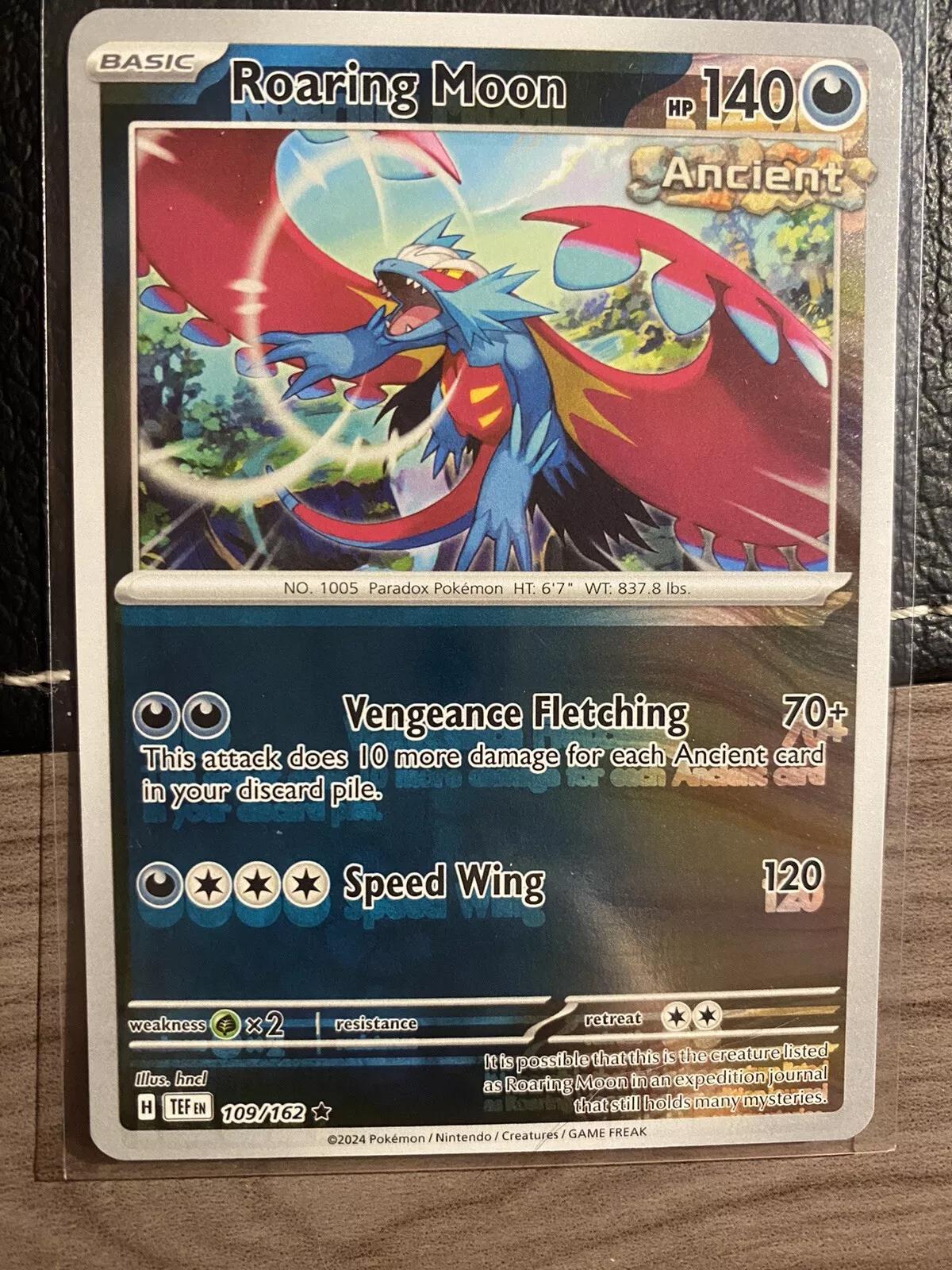 Roaring Moon [Misprint] #109 Pokemon Temporal Forces