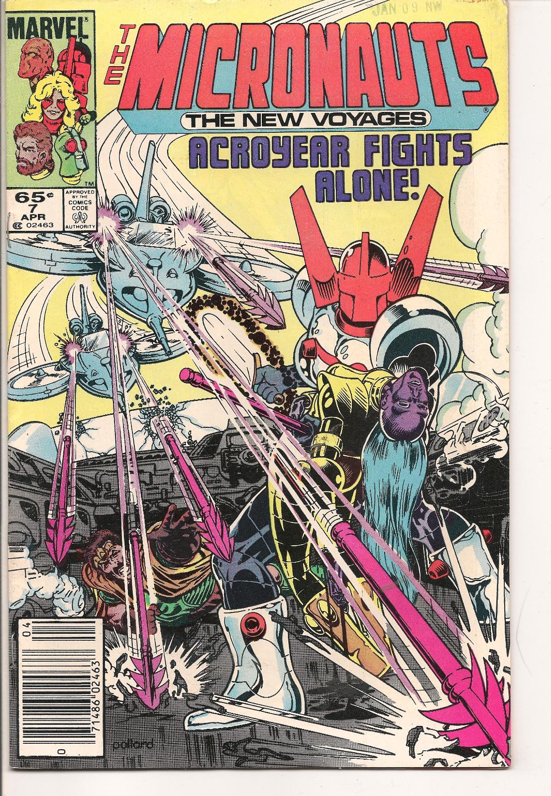 The Micronauts The New Voyages [Newsstand] #7 (1986) Comic Books Micronauts: The New Voyages